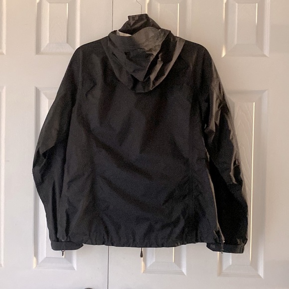 Size M Hyper-Dri Black Hooded Jacket Zipper front 100% Polyurethane - Picture 2 of 6